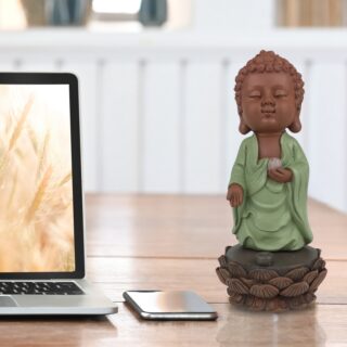Statue Bouddha Porte-Encens Kasyapa – Image 11