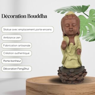 Statue Bouddha Porte-Encens Akshobhya