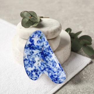 1 Gua Sha en Sodalite Bleue + Housse – Image 13