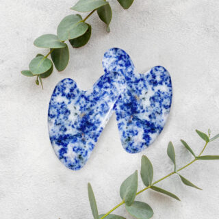 1 Gua Sha en Sodalite Bleue + Housse – Image 14