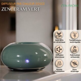 Diffuseur par chaleur douce Cérazen Olive