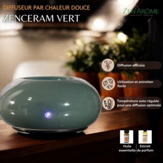 Diffuseur par chaleur douce Cérazen Olive
