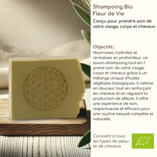 Shampoing Bio Fleur de Vie – Image 6