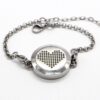 Bracelet Bijou Aromathérapie Cœur Pixel