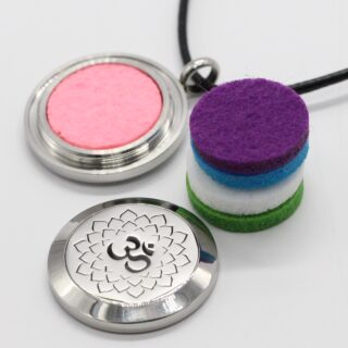 Collier Bijou Aromathérapie Aum