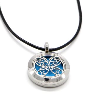 Collier Bijou Aromathérapie Papillon Abstrait