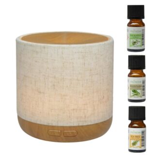 Diffuseur Ultrasonique Alesia et 3 Huiles Spéciales Respiratoire