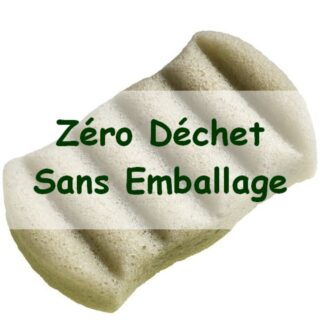 Éponge Konjac XL Corps à l’Argile Verte