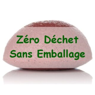 Zéro Déchet Éponge Konjac Pour Visage à l’Argile Rouge – VRAC
