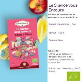 Tisane Bio LE SILENCE VOUS ENTOURE